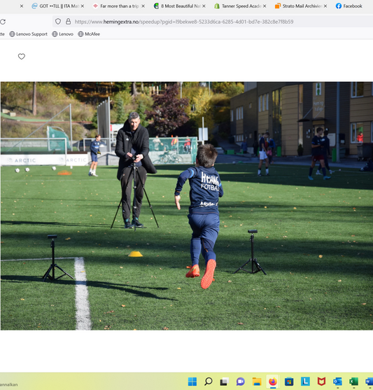 Speedtraining with Heming IL, Norway