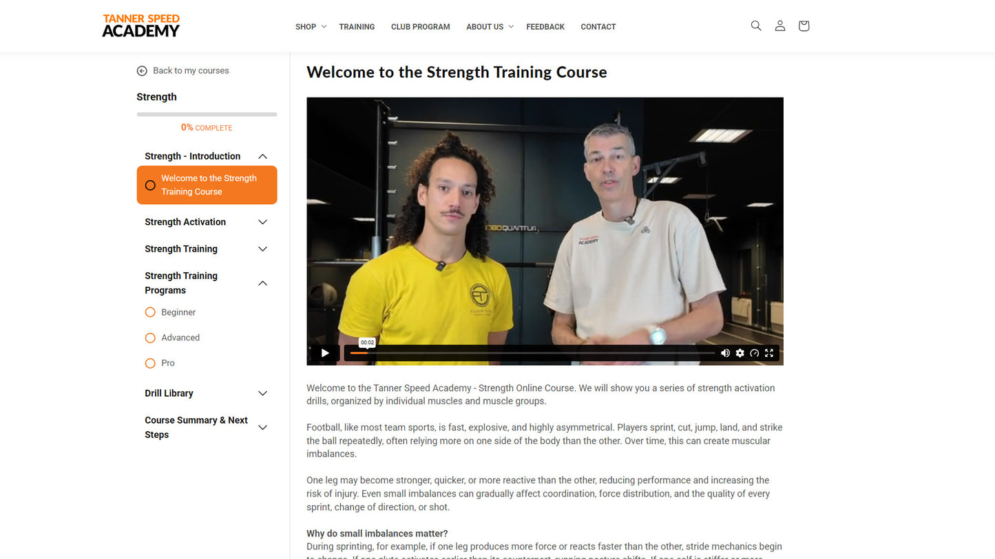 Strength - Online Course